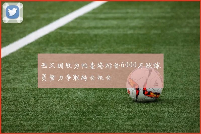 西汉姆联为帕奎塔标价6000万欧球员努力争取转会机会